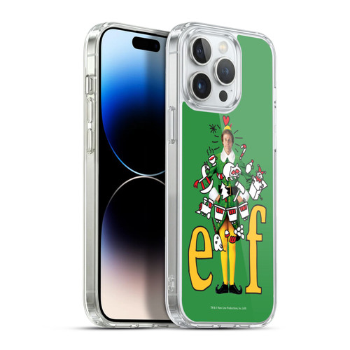 Elf Movie Graphics 2 Doodles Soft Gel Case for Apple iPhone 13 Pro Max & MagSafe