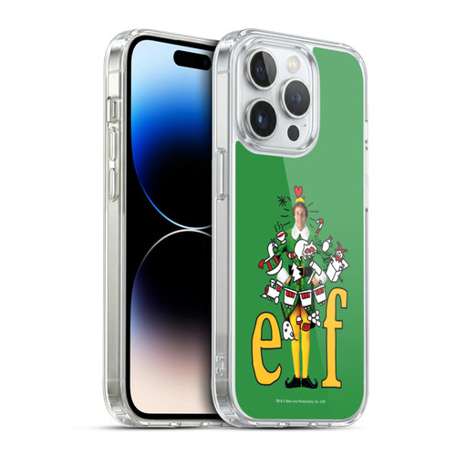 Elf Movie Graphics 2 Doodles Soft Gel Case for Apple iPhone 13 Pro & MagSafe