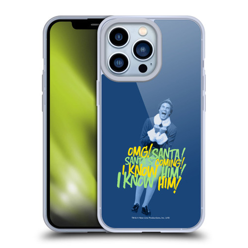 Elf Movie Graphics 2 Santa I Know Him Soft Gel Case for Apple iPhone 13 Pro