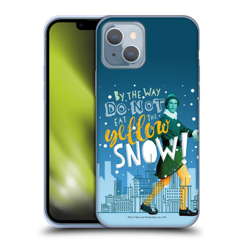 Elf Movie Graphics 2 Yellow Snow Soft Gel Case for Apple iPhone 14