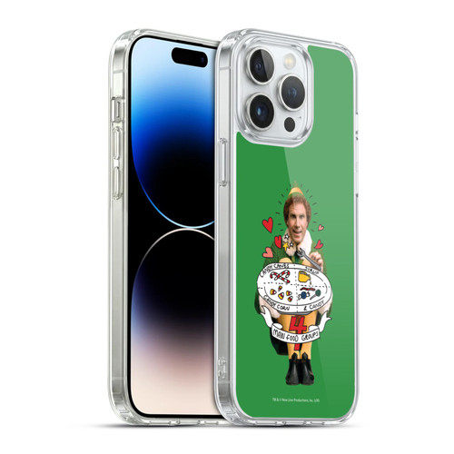 Elf Movie Graphics 2 Buddy Food Groups Soft Gel Case for Apple iPhone 14 Pro Max & MagSafe