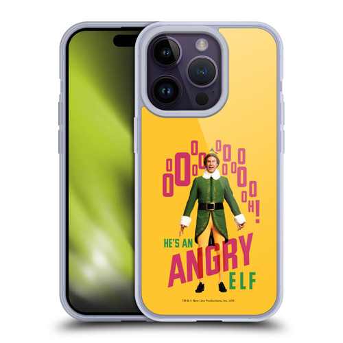 Elf Movie Graphics 2 Angry Elf Soft Gel Case for Apple iPhone 14 Pro