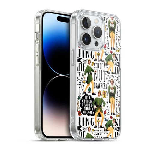 Elf Movie Graphics 2 Buddy Pattern Soft Gel Case for Apple iPhone 14 Pro & MagSafe