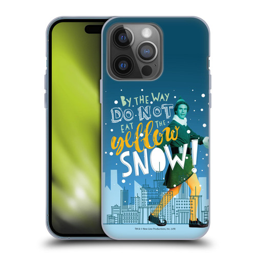 Elf Movie Graphics 2 Yellow Snow Soft Gel Case for Apple iPhone 14 Pro