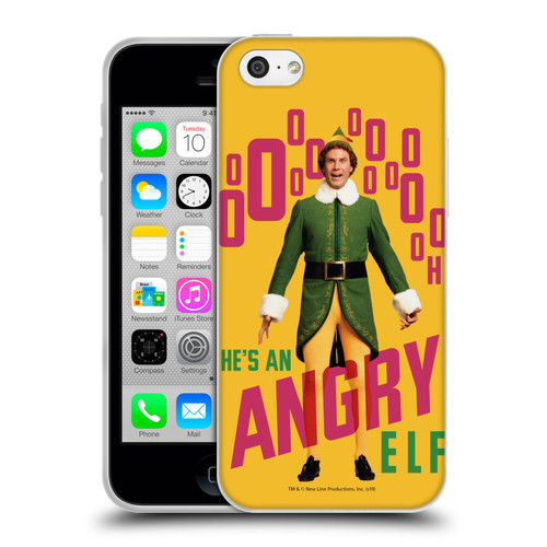 Elf Movie Graphics 2 Angry Elf Soft Gel Case for Apple iPhone 5c