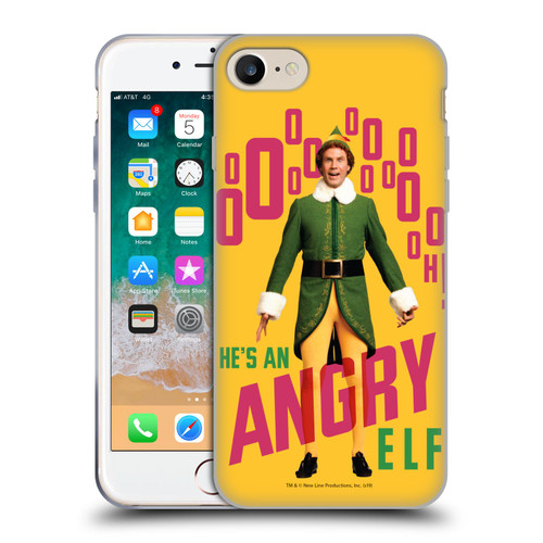 Elf Movie Graphics 2 Angry Elf Soft Gel Case for Apple iPhone 7 / 8 / SE 2020 & 2022 & MagSafe