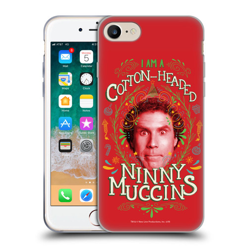 Elf Movie Graphics 2 Ninny Muggins Soft Gel Case for Apple iPhone 7 / 8 / SE 2020 & 2022 & MagSafe