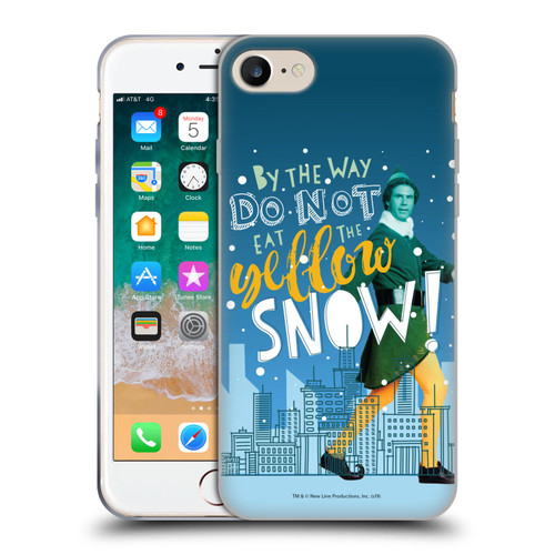 Elf Movie Graphics 2 Yellow Snow Soft Gel Case for Apple iPhone 7 / 8 / SE 2020 & 2022 & MagSafe