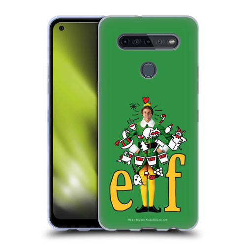 Elf Movie Graphics 2 Doodles Soft Gel Case for LG K51S