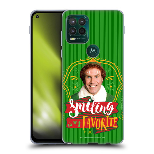 Elf Movie Graphics 2 Smiling Is My favorite Soft Gel Case for Motorola Moto G Stylus 5G 2021