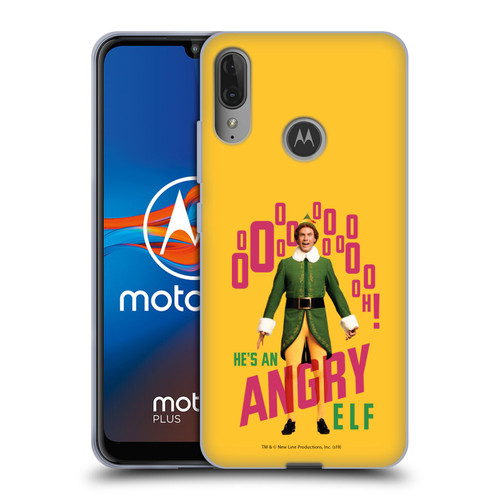 Elf Movie Graphics 2 Angry Elf Soft Gel Case for Motorola Moto E6 Plus