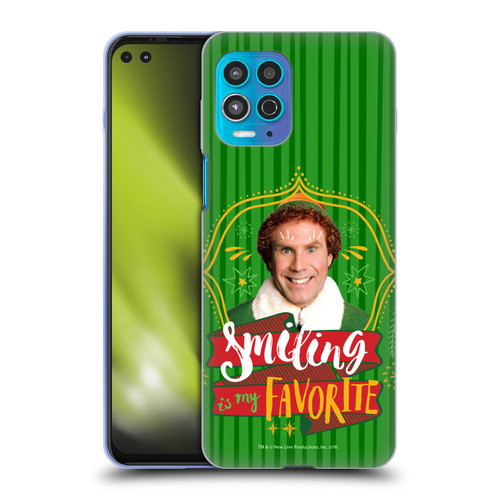 Elf Movie Graphics 2 Smiling Is My favorite Soft Gel Case for Motorola Moto G100