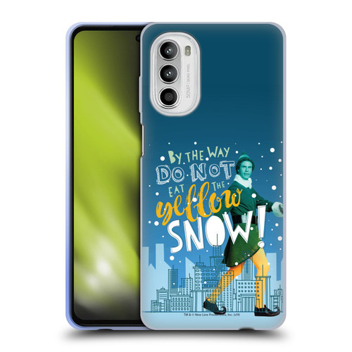 Elf Movie Graphics 2 Yellow Snow Soft Gel Case for Motorola Moto G52