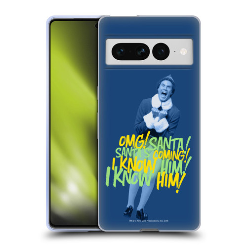 Elf Movie Graphics 2 Santa I Know Him Soft Gel Case for Google Pixel 7 Pro