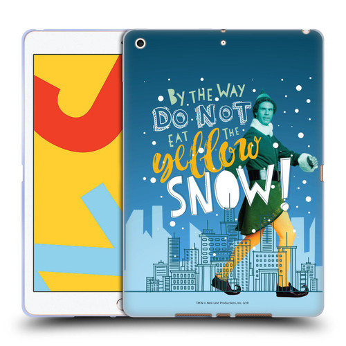 Elf Movie Graphics 2 Yellow Snow Soft Gel Case for Apple iPad 10.2 2019/2020/2021