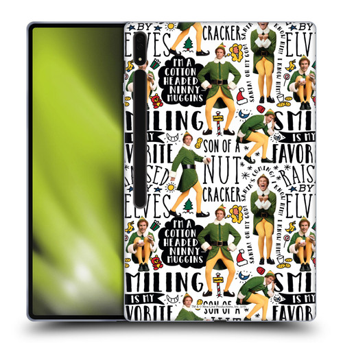 Elf Movie Graphics 2 Buddy Pattern Soft Gel Case for Samsung Galaxy Tab S8 Ultra