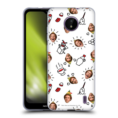Elf Movie Graphics 2 Buddy Face Pattern Soft Gel Case for Nokia C10 / C20