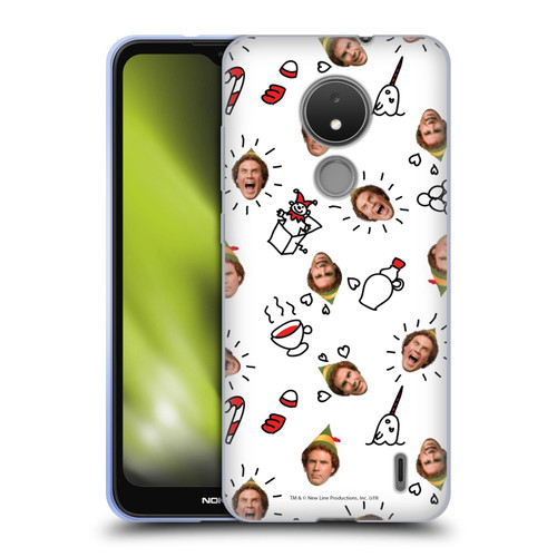 Elf Movie Graphics 2 Buddy Face Pattern Soft Gel Case for Nokia C21