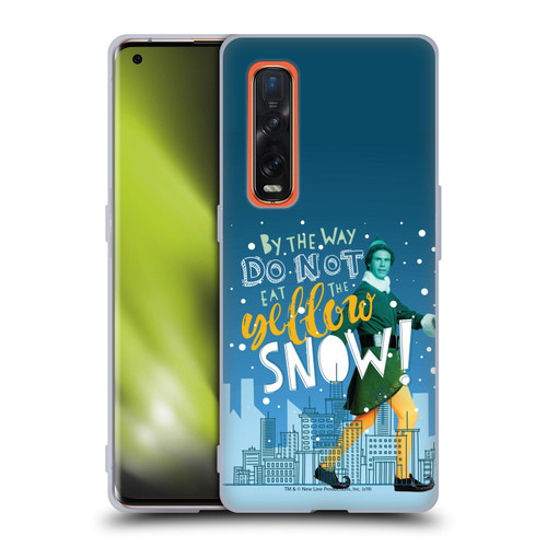 Elf Movie Graphics 2 Yellow Snow Soft Gel Case for OPPO Find X2 Pro 5G