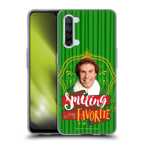 Elf Movie Graphics 2 Smiling Is My favorite Soft Gel Case for OPPO Find X2 Lite 5G