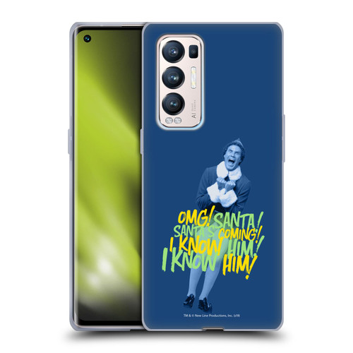 Elf Movie Graphics 2 Santa I Know Him Soft Gel Case for OPPO Find X3 Neo / Reno5 Pro+ 5G