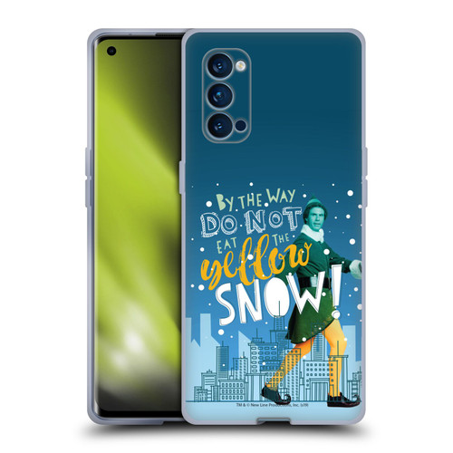 Elf Movie Graphics 2 Yellow Snow Soft Gel Case for OPPO Reno 4 Pro 5G