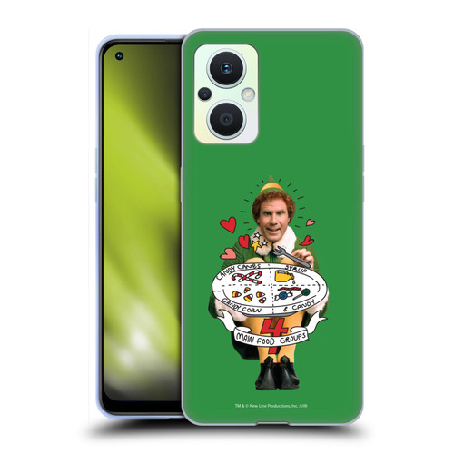 Elf Movie Graphics 2 Buddy Food Groups Soft Gel Case for OPPO Reno8 Lite