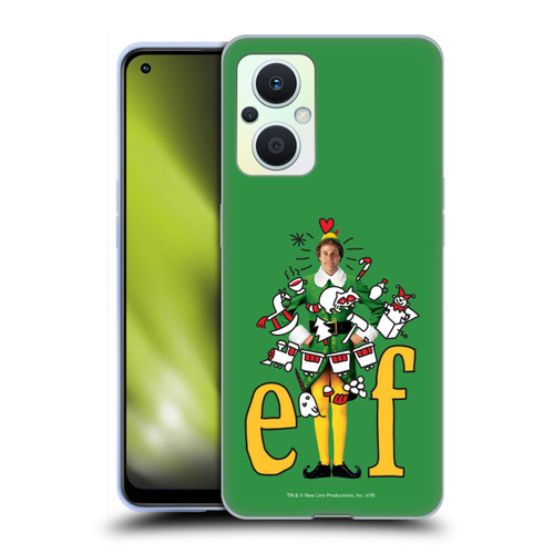 Elf Movie Graphics 2 Doodles Soft Gel Case for OPPO Reno8 Lite