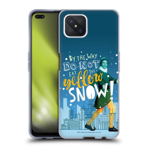 Elf Movie Graphics 2 Yellow Snow Soft Gel Case for OPPO Reno4 Z 5G