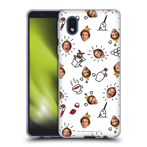 Elf Movie Graphics 2 Buddy Face Pattern Soft Gel Case for Samsung Galaxy A01 Core (2020)