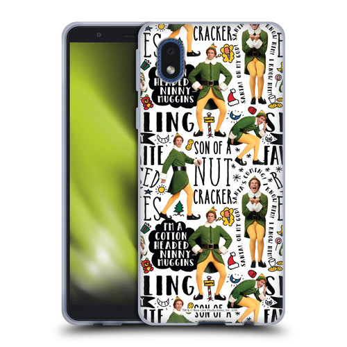 Elf Movie Graphics 2 Buddy Pattern Soft Gel Case for Samsung Galaxy A01 Core (2020)