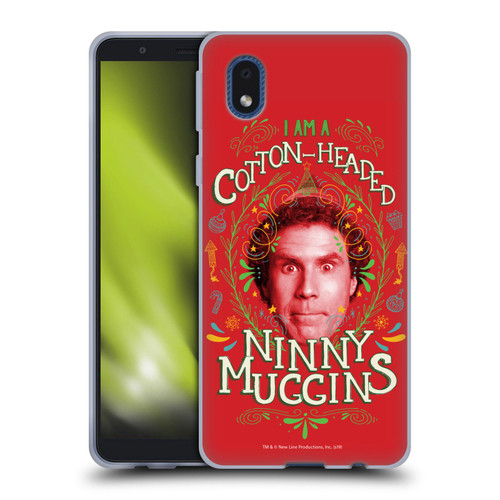 Elf Movie Graphics 2 Ninny Muggins Soft Gel Case for Samsung Galaxy A01 Core (2020)