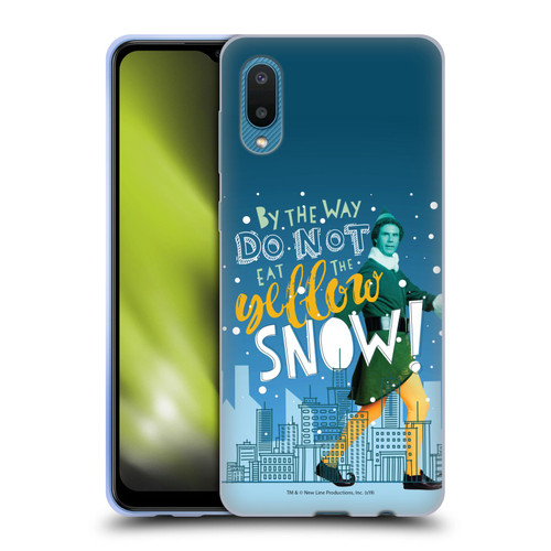 Elf Movie Graphics 2 Yellow Snow Soft Gel Case for Samsung Galaxy A02/M02 (2021)