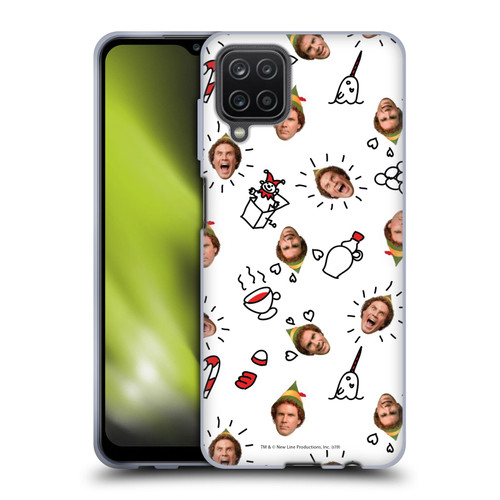 Elf Movie Graphics 2 Buddy Face Pattern Soft Gel Case for Samsung Galaxy A12 (2020)