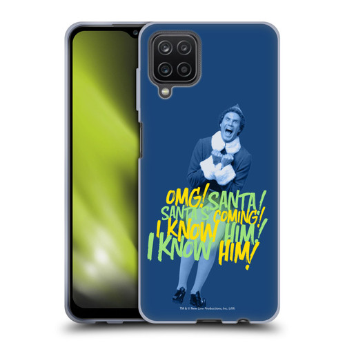 Elf Movie Graphics 2 Santa I Know Him Soft Gel Case for Samsung Galaxy A12 (2020)