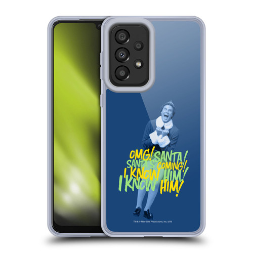 Elf Movie Graphics 2 Santa I Know Him Soft Gel Case for Samsung Galaxy A33 5G (2022)