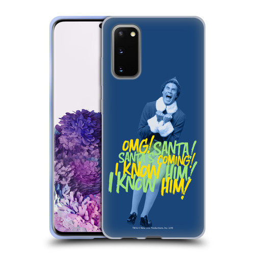Elf Movie Graphics 2 Santa I Know Him Soft Gel Case for Samsung Galaxy S20 / S20 5G