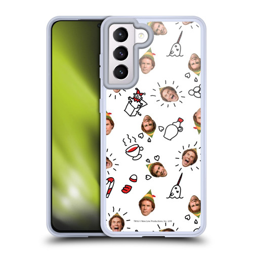 Elf Movie Graphics 2 Buddy Face Pattern Soft Gel Case for Samsung Galaxy S21 5G