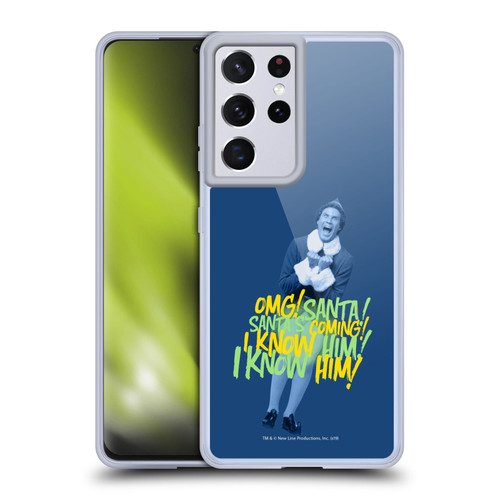 Elf Movie Graphics 2 Santa I Know Him Soft Gel Case for Samsung Galaxy S21 Ultra 5G
