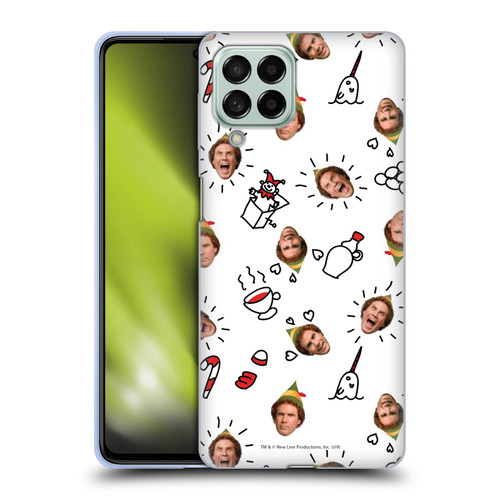 Elf Movie Graphics 2 Buddy Face Pattern Soft Gel Case for Samsung Galaxy M53 (2022)