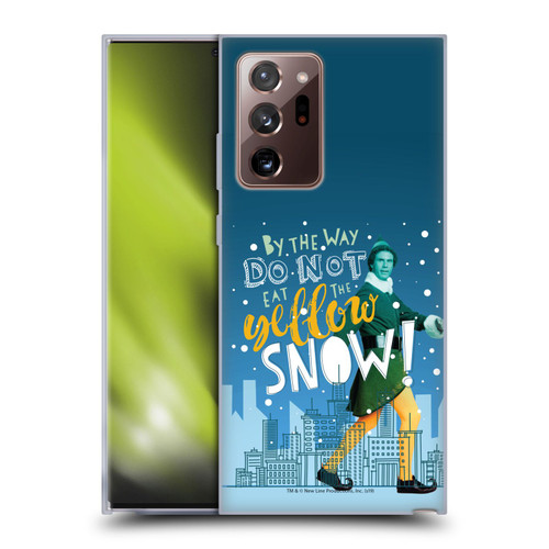 Elf Movie Graphics 2 Yellow Snow Soft Gel Case for Samsung Galaxy Note20 Ultra / 5G