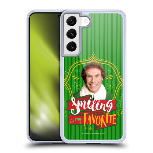 Elf Movie Graphics 2 Smiling Is My favorite Soft Gel Case for Samsung Galaxy S22 5G