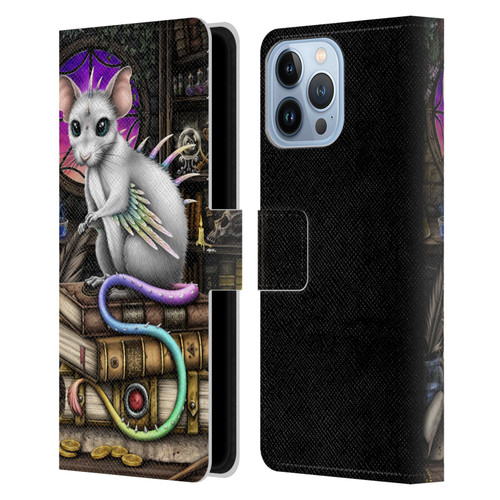 Sarah Richter Animals Alchemy Magic Rat Leather Book Wallet Case Cover For Apple iPhone 13 Pro Max
