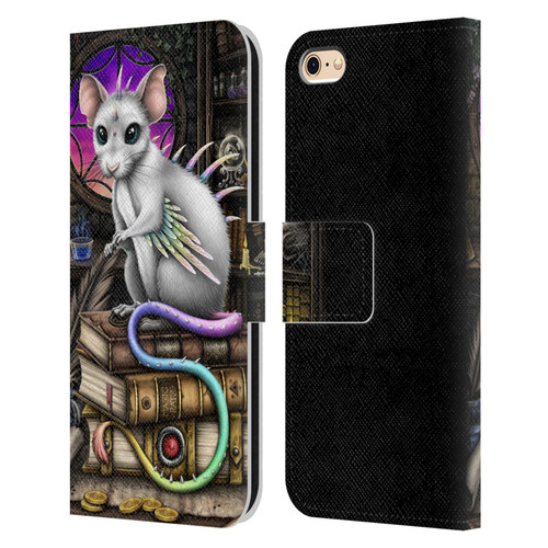Sarah Richter Animals Alchemy Magic Rat Leather Book Wallet Case Cover For Apple iPhone 6 / iPhone 6s