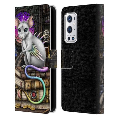 Sarah Richter Animals Alchemy Magic Rat Leather Book Wallet Case Cover For OnePlus 9 Pro