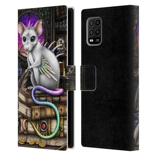 Sarah Richter Animals Alchemy Magic Rat Leather Book Wallet Case Cover For Xiaomi Mi 10 Lite 5G