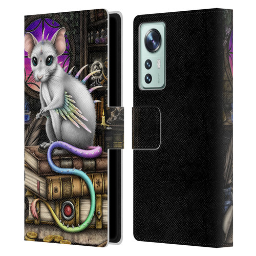 Sarah Richter Animals Alchemy Magic Rat Leather Book Wallet Case Cover For Xiaomi 12
