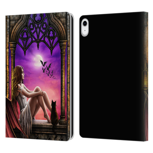 Sarah Richter Fantasy Demon Vampire Girl Leather Book Wallet Case Cover For Apple iPad 10.9 (2022)
