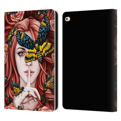Sarah Richter Fantasy Silent Girl With Red Hair Leather Book Wallet Case Cover For Apple iPad Air 2 (2014)