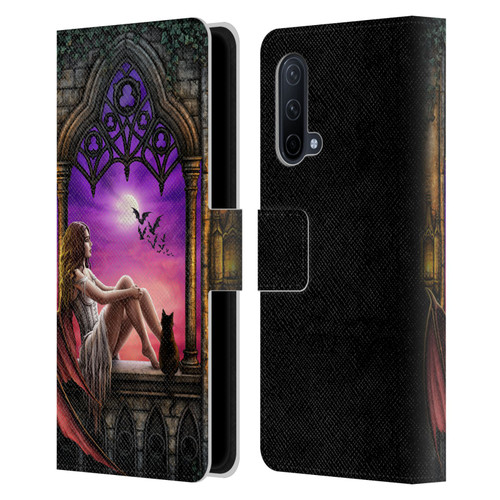 Sarah Richter Fantasy Demon Vampire Girl Leather Book Wallet Case Cover For OnePlus Nord CE 5G
